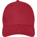 MP3181640 gorra de 6 paneles rojo sarga gruesa de algodon cepillado 100 algodon 260 gm2 2