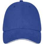 MP3181730 gorra con ribete de 6 paneles azul sarga gruesa de algodon cepillado 100 algodon 260 gm2 2