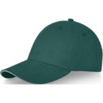 MP3181750 gorra con ribete de 6 paneles verde sarga gruesa de algodon cepillado 100 algodon 260 gm2 1