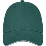 MP3181750 gorra con ribete de 6 paneles verde sarga gruesa de algodon cepillado 100 algodon 260 gm2 2