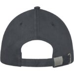 MP3181760 gorra con ribete de 6 paneles gris sarga gruesa de algodon cepillado 100 algodon 260 gm2 3