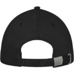 MP3181770 gorra con ribete de 6 paneles negro sarga gruesa de algodon cepillado 100 algodon 260 gm2 3