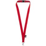 MP3183980 lanyard de pet reciclado con cierre independiente rojo plastico reciclado 1