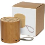 MP3184030 altavoz bluetooth de bambu natural madera de bambu 1