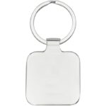 MP3184130 llavero cuadrado de cuero sintetico apto para laser negro 90 simil piel de plastico de pol 3