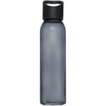 MP3184360 botella deportiva de vidrio de 500ml negro vidrio plastico pp 3