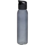 MP3184360 botella deportiva de vidrio de 500ml negro vidrio plastico pp 4