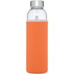 MP3184390 botella de vidrio de 500ml naranja vidrio neopreno acero inoxidable 2