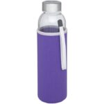 MP3184400 botella de vidrio de 500ml purpura vidrio neopreno acero inoxidable 1