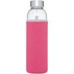 MP3184410 botella de vidrio de 500ml rosa vidrio neopreno acero inoxidable 2