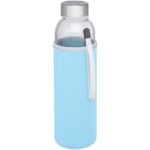 MP3184420 botella de vidrio de 500ml azul vidrio neopreno acero inoxidable 1