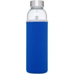MP3184430 botella de vidrio de 500ml azul vidrio neopreno acero inoxidable 2