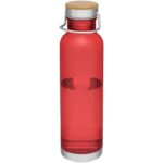 MP3184540 botella deportiva de tritan de 800ml rojo plastico eastman tritan madera de bambu acero in 5