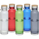 MP3184540 botella deportiva de tritan de 800ml rojo plastico eastman tritan madera de bambu acero in 6