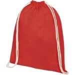 MP3185250 mochila de cuerdas de algodon de 140 gm 5l rojo algodon 140 gm2 1