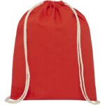 MP3185250 mochila de cuerdas de algodon de 140 gm 5l rojo algodon 140 gm2 2