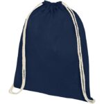 MP3185280 mochila de cuerdas de algodon de 140 gm 5l azul algodon 140 gm2 1