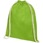 MP3185290 mochila de cuerdas de algodon de 140 gm 5l verde algodon 140 gm2 1