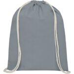 MP3185300 mochila de cuerdas de algodon de 140 gm 5l gris algodon 140 gm2 2