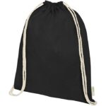 MP3222080 mochila de cuerdas de algodon organico gots de 100 gm 5l negro algodon organico con certif 1