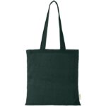 MP3222140 bolsa tote de algodon organico gots de 100 gm verde algodon organico con certificado gots 2