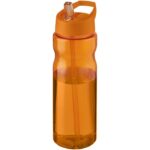 MP3222550 bidon deportivo con tapa con boquilla de 650 ml h2o active naranja plastico pet 72 plastic 1