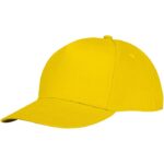 MP3224750 gorra de 5 paneles amarillo sarga de algodon 100 algodon 175 gm2 1