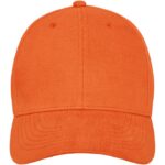 MP3227440 gorra de 6 paneles naranja sarga gruesa de algodon cepillado 100 algodon 260 gm2 2