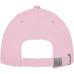 MP3227450 gorra de 6 paneles rosa sarga gruesa de algodon cepillado 100 algodon 260 gm2 3