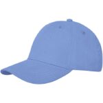MP3227460 gorra de 6 paneles azul sarga gruesa de algodon cepillado 100 algodon 260 gm2 1