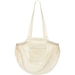 MP3227600 bolsa tote de malla de algodon organico con certificado gots de 100gm natural algodon orga 2