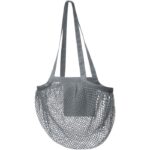 MP3227640 bolsa tote de malla de algodon organico con certificado gots de 100gm gris algodon organic 1