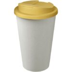 MP3227710 americano vaso termico de 350 ml con tapa antigoteo amarillo polipropileno reciclado plast 1