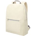 MP3228000 mochila de poliester y algodon reciclado de 450gm 10l natural 60 algodon reciclado 40 poli 1