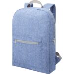 MP3228010 mochila de poliester y algodon reciclado de 450gm 10l azul 60 algodon reciclado 40 poliest 1