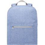 MP3228010 mochila de poliester y algodon reciclado de 450gm 10l azul 60 algodon reciclado 40 poliest 2