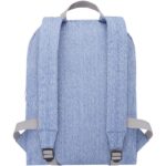 MP3228010 mochila de poliester y algodon reciclado de 450gm 10l azul 60 algodon reciclado 40 poliest 3