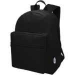 MP3228070 mochila grs de rpet 16l negro 600d poliester reciclado con certificado grs 1