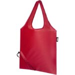 MP3228090 bolsa tote plegable en rpet rojo poliester reciclado 4