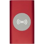 MP3228410 bateria externa inalambrica de 4000mah rojo aluminio plastico abs 2
