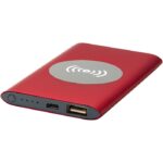 MP3228410 bateria externa inalambrica de 4000mah rojo aluminio plastico abs 4