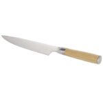 MP3228520 cuchillo de chef gris acero inoxidable madera de bambu 1