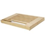 MP3228540 tabla de cortar de bambu con cuchillo natural madera de bambu acero inoxidable 4