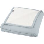MP3230420 manta sherpa de tejido polar de rpet certificada grs gris forro 100 poliester reciclado 14 5