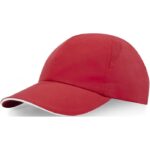 MP3232560 gorra sandwich reciclada de 6 paneles cool fit grs rojo microfibra 100 poliester reciclado 1