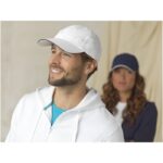 MP3232590 gorra sandwich reciclada de 6 paneles cool fit grs negro microfibra 100 poliester reciclad 4