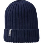 MP3232630 gorro organico azul 2x2 rib knit 100 algodon organico 7 gauge 2