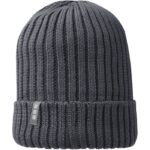 MP3232640 gorro organico gris 2x2 rib knit 100 algodon organico 7 gauge 2