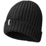 MP3232650 gorro organico negro 2x2 rib knit 100 algodon organico 7 gauge 1