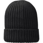 MP3232650 gorro organico negro 2x2 rib knit 100 algodon organico 7 gauge 3